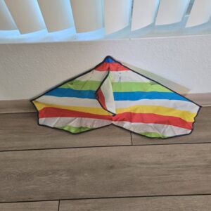 Rainbow delta horizontal stripes