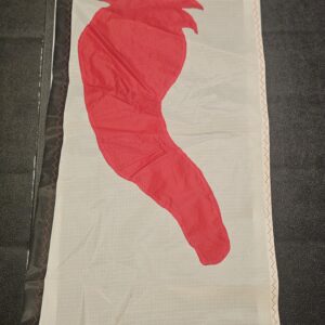 Home made feather banner Signed - 2nd place sdkc chili cook off